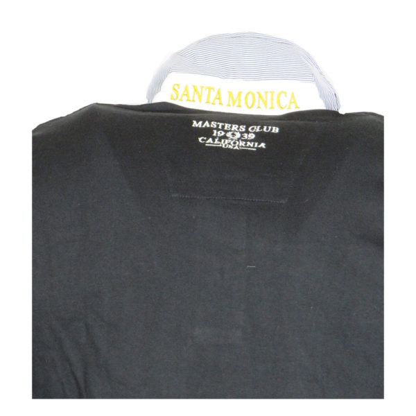 Santa Monica Polo Club Μ606517C Ανδρικό Πόλο Μαύρο 6