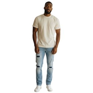 Profil 2087-1 Ανδρικό Παντελόνι Τζίν Μπλέ