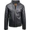 Inox Jackets 19692 Ανδρικό Μπουφάν Μαύρο Eco Leather 2