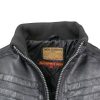 Inox Jackets 19692 Ανδρικό Μπουφάν Μαύρο Eco Leather 7