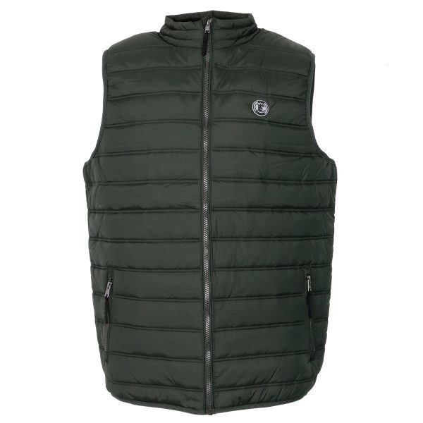 Pre End 11-100004 5045 Delta Vest Ανδρικό Αμάνικο Μπουφάν Πράσινο Σκούρο 4