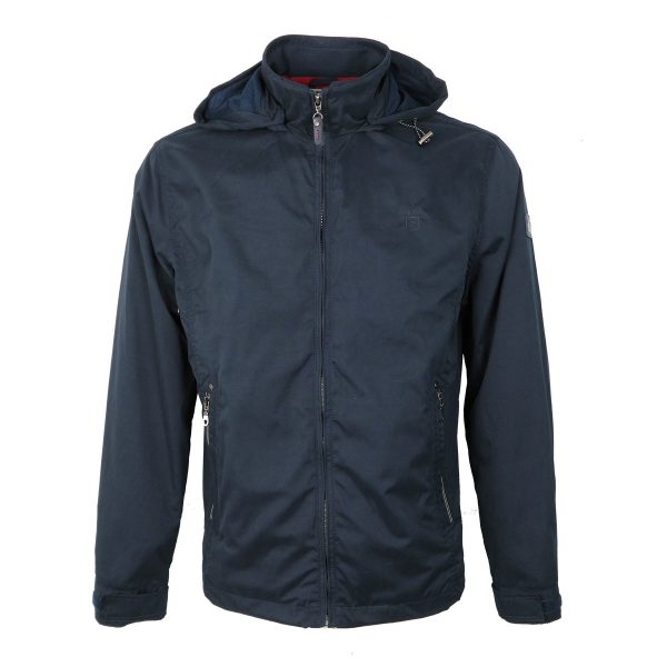 Inox Jackets 20102 Ανδρικό Μπουφάν Με ΚουκούλαΜπλέ 4