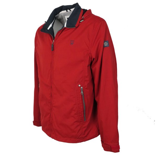 Inox Jackets 20102 Ανδρικό Μπουφάν Με Κουκούλα Κόκκινο 6