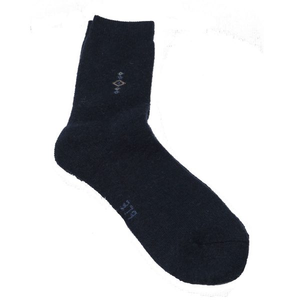 Privato 387 Ανδρικές Μάλλινες Κάλτσες Χοντρές Μαύρες 3