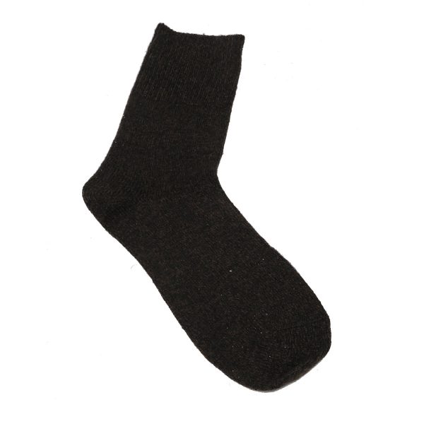 Privato QY04-WZ3-35Ανδρική Μάλλινη Κάλτσα Χοντρή Καφέ Σκούρο 3