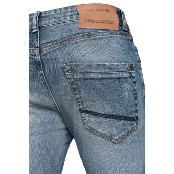 EDWARD JEANS MP-D-JNS-S20-CONWAY-JAP Ανδρικό Παντελόνι Τζίν Μπλέ 4