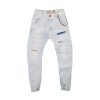 Back 2 Jeans M18 Ανδρικό Τζιν Με Λάστιχο Σιέλ 1