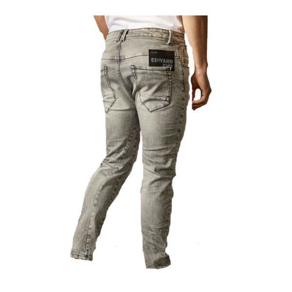 EDWARD JEANS MP-D-JNS-S21-STELLAN-EG Ανδρικό Παντελόνι Τζίν Γκρί 4