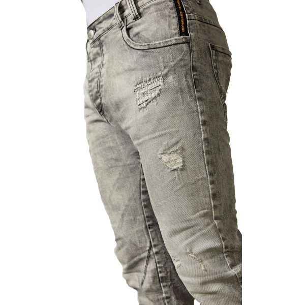 EDWARD JEANS MP-D-JNS-S21-STELLAN-EG Ανδρικό Παντελόνι Τζίν Γκρί 5