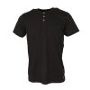 Tiffosi 10003068-000 Ανδρικό Μπλουζάκι Με Κουμπιά Μαύρο 1