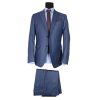 NEW YORK TAILORS 001.17 ALBERTO Ανδρικό Κοστούμι Μπλε Ανοιχτό 2