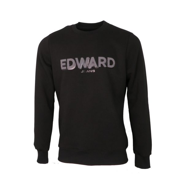 EDWARD MP-N-FLS-W21-007 Ανδρικό Φούτερ Μαύρο 3