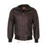 Inox Jackets 19690 Ανδρικό Μπουφάν Eco Ieather Καφέ 2