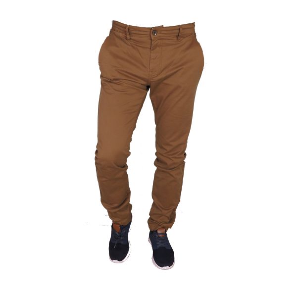 Pre End 16-100081 Robert 6029 Ανδρικό Παντελόνι Chinos Κάμελ 5