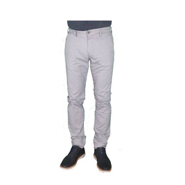 Pre End 16-100081 Robert 9009-34 Ανδρικό Παντελόνι Chinos Γκρι Πάγου 9