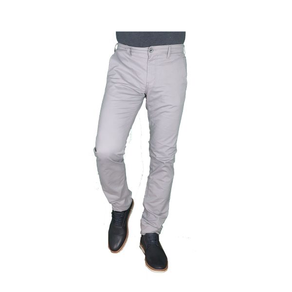 Pre End 16-100081 Robert 9009-34 Ανδρικό Παντελόνι Chinos Γκρι Πάγου 3