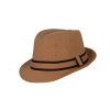 Privato QY05-MZ3-6 Ανδρικό Καπέλο Ψάθινο Καβουράκι Κάμελ 1