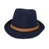 Privato QY05-MZ3-6 Ανδρικό Καπέλο ψάθινο καβουράκι Μπλέ 2