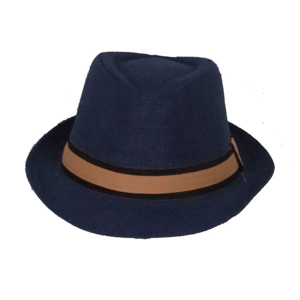 Privato QY05-MZ3-6 Ανδρικό Καπέλο ψάθινο καβουράκι Μπλέ 3