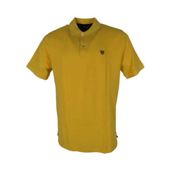 Pre End 27-100424 3018 pilau ss Ανδρικό Μπλουζάκι Βαμβακερό Modern Fit Πόλο Κίτρινο 3