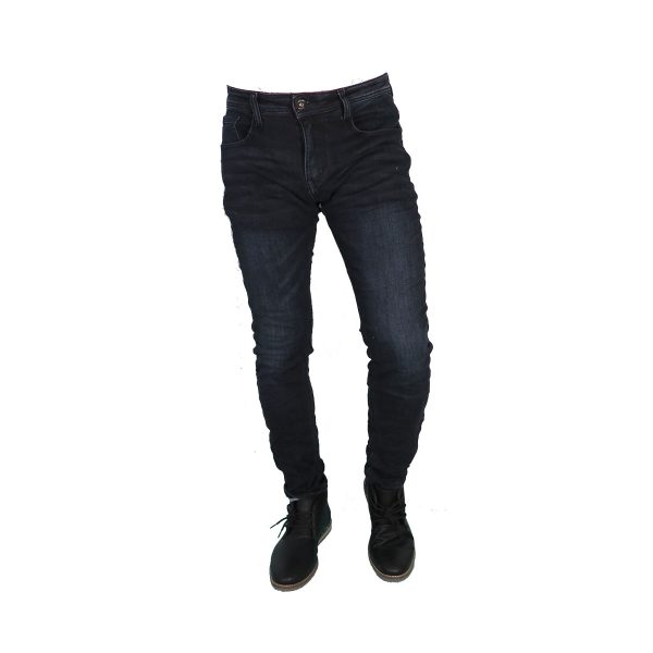 PRIVATO LEOX DENIM YG-2332 Ανδρικό Παντελόνι Τζίν Μπλέ Σκούρο 3