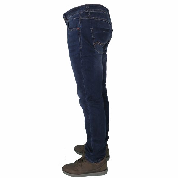 BX JEANS 2111552 Ανδρικό Παντελόνι Τζίν Μπλέ 4