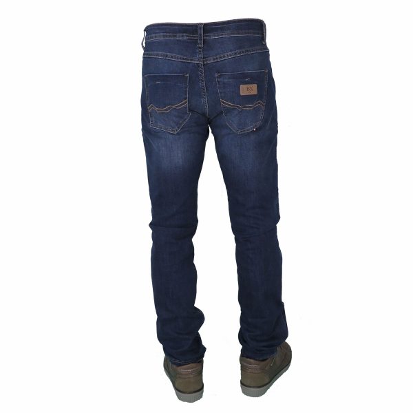 BX JEANS 2111552 Ανδρικό Παντελόνι Τζίν Μπλέ 6