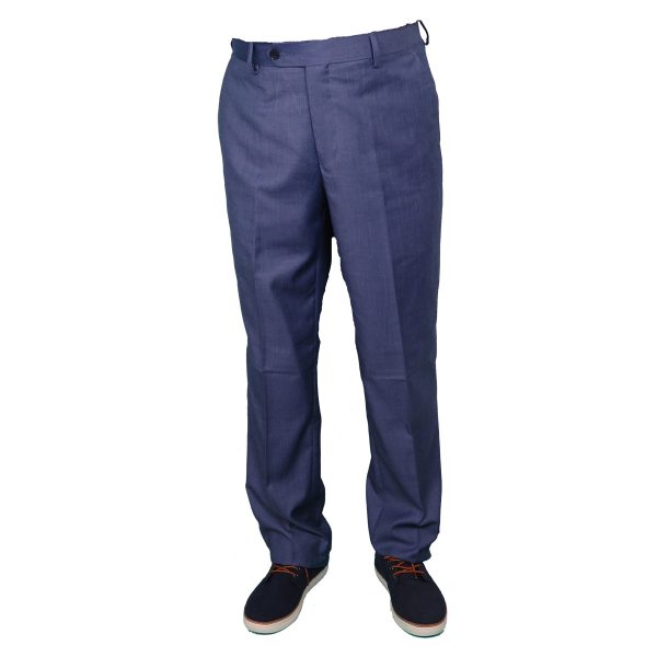 New York Tailors 003.24.LIVO PANTS 9 RAF Ανδρικό Πολιτικό Παντελόνι Μπλε Ράφ 3