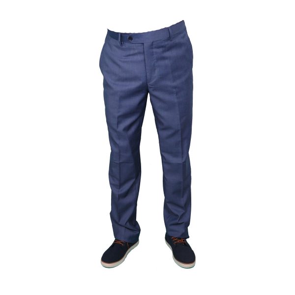 New York Tailors 003.24.LIVO PANTS 9 RAF Ανδρικό Πολιτικό Παντελόνι Μπλε Ράφ 4