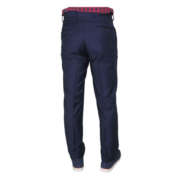 New York Tailors 003.24.LIVO PANTS 19 NAVY Ανδρικό Πολιτικό Παντελόνι Μπλέ 5