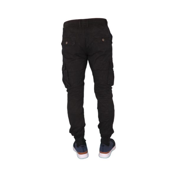 Privato Enos Jeans JR1110-9 Ανδρικό Παντελόνι Cargo Μαύρο 4