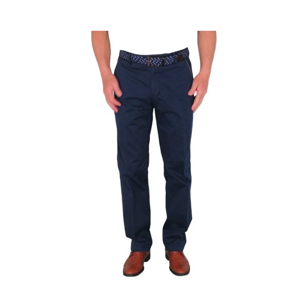 Sunwill 231601N -7599 -405 Ανδρικό Παντελόνι Βαμβακερό Σε Κλασική Γραμμή Μπλε 4