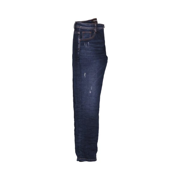 Privato Leox Denim 18-100084 Ανδρικό Παντελόνι Τζίν Με Φθορές Μπλέ 8