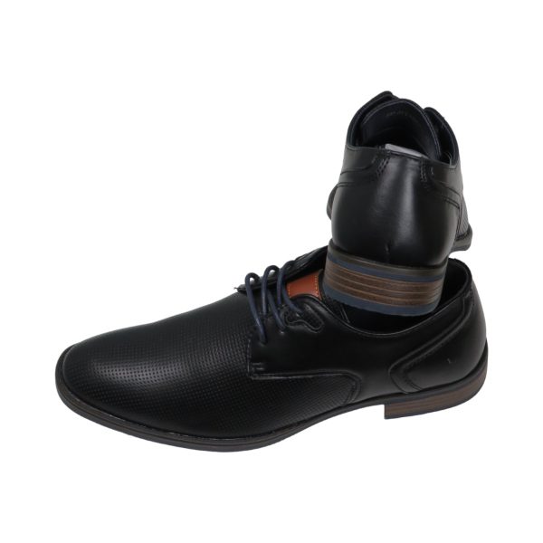 New York Tailors 034.24.BAMAKO 1 BLACK Ανδρικά Παπούτσια Μαύρα 8