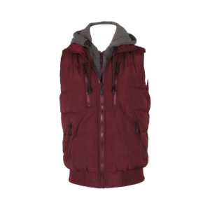 Privato EVENSTAR 7788-4 Ανδρικό Αμάνικο Μπουφάν Μπορντό