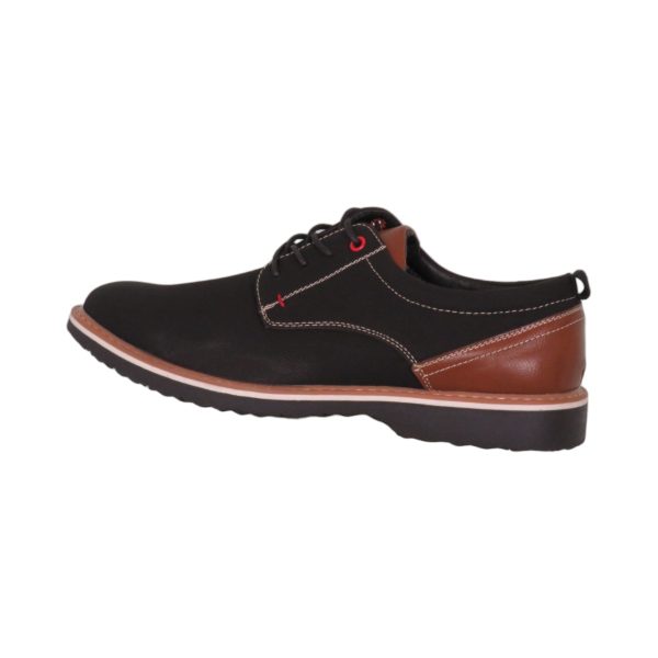 Privato A07-25 Ανδρικά Παπούτσια Σκαρπίνια Σπόρ Μαύρα 3