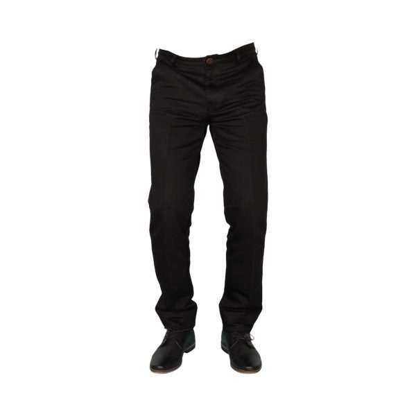 New York Tailors004.25. EZRA Ανδρικό Παντελόνι Chinos Μαύρο 6