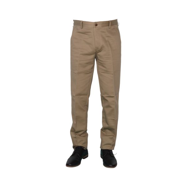 New York Tailors 004.25. EZRA Ανδρικό Παντελόνι Chinos Χακί Ανοιχτό 6