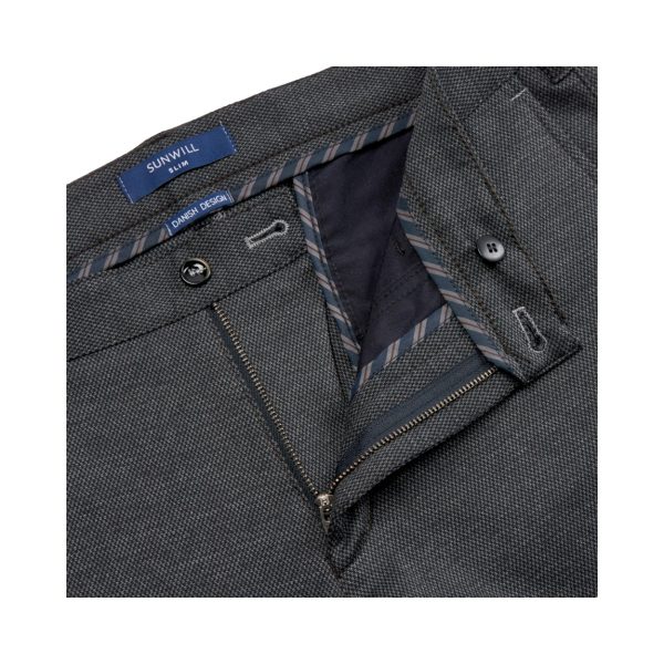 Sunwill 505117-7802-115 Extreme Flexibility Παντελόνι Slim Fit Γκρί 7