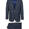 New York Tailors 001.24.ANDELO Pro Regular Ανδρικό Κοστούμι Μπλέ Σκούρο 1