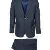 New York Tailors 001.24.ANDELO Pro Regular Ανδρικό Κοστούμι Μπλέ Σκούρο 2