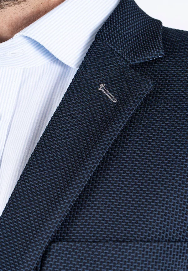 Pre End 03-100366 Hackett 7087 Ανδρικό Σακάκι Blazer σε Κανονική Γραμμή Μπλέ 7