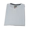 EVERBEST 242-822-0-WHITE Ανδρική Βαμβακερή Μπλούζα Σε Φαρδιά Γραμμή Λευκή 11