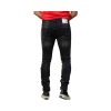 Profil 525 Ανδρικό Ελαστικό Τζίν Παντελόνι Slim Fit Μαύρο 11