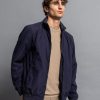 Biston fashion 51-201-045 Ανδρικό bomber Πανωφόρι Με Γιακά Μπλέ 13