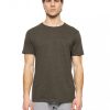 Smart fashion 51-206-034-2 Ανδρικό t-shirt Με Τσέπη Σε Κανονική Γραμμή Βαμβακερό Πράσινο 1