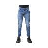Profil Jeans 675 Ανδρικό Παντελόνι Τζίν Με Λάστιχο Στον Αστράγαλο Σε Στενή Γραμμή Μπλέ 15
