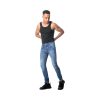 Profil Jeans 675 Ανδρικό Παντελόνι Τζίν Με Λάστιχο Στον Αστράγαλο Σε Στενή Γραμμή Μπλέ 12