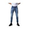 Profil Jeans 680 Ανδρικό Παντελόνι Τζίν Με Λάστιχο Στον Αστράγαλο Σε Στενή γραμμή Μπλέ 11
