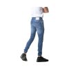 Profil Jeans 680 Ανδρικό Παντελόνι Τζίν Με Λάστιχο Στον Αστράγαλο Σε Στενή γραμμή Μπλέ 12
